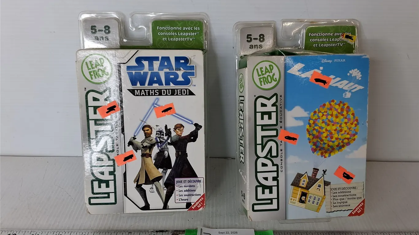French Leapster Up & Star Wars Games- Sealed