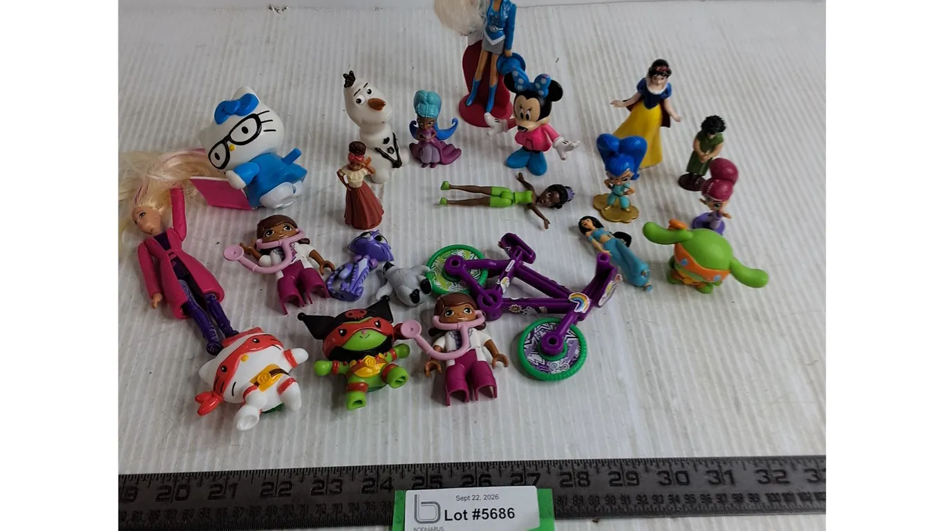 Assorted Toy Figurines from Popular Kid's Shows