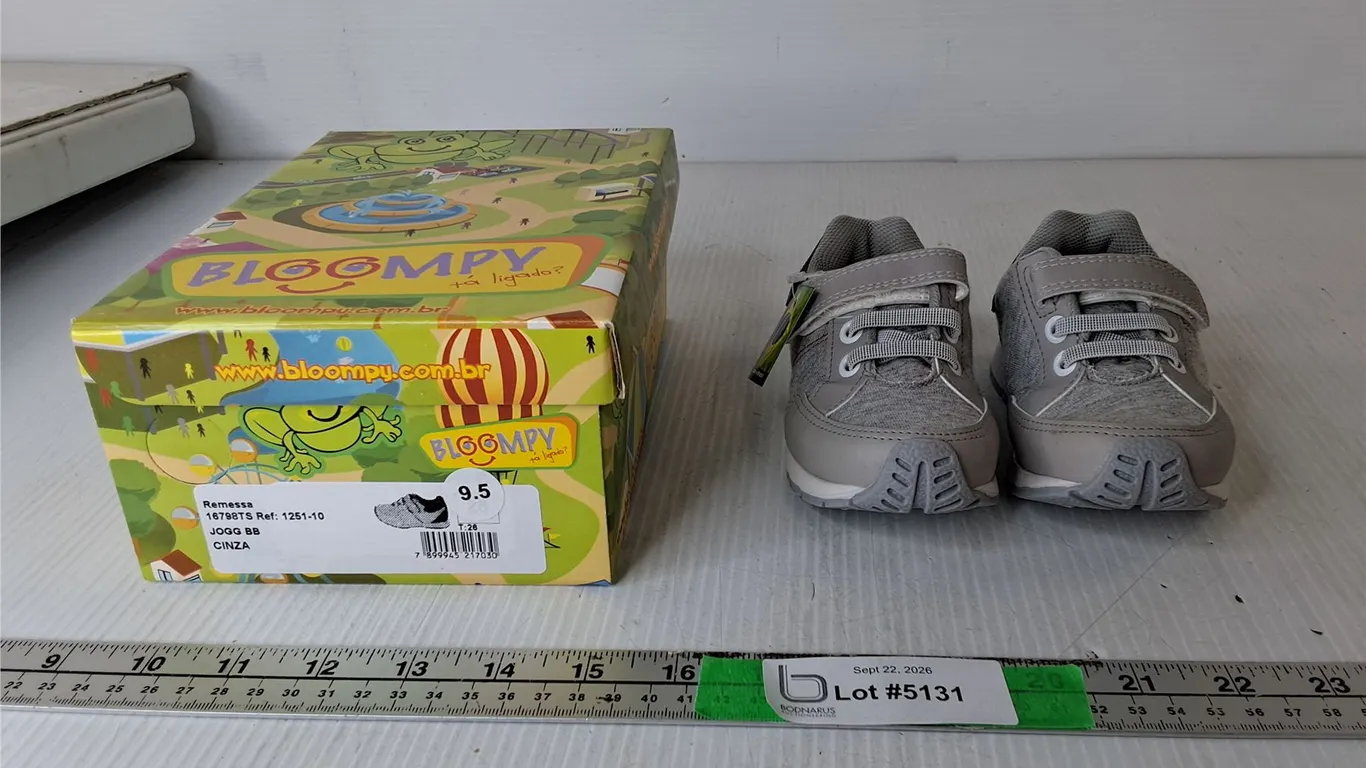 Bloompy Toddler Boy's Cinza Runners-9.5