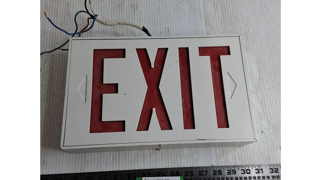 Emergency EXIT Sign - Single Sided