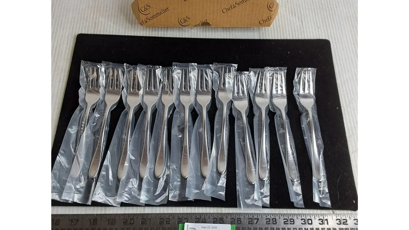 New Set of 12 Chef & Sommelier Stainless Steel Dinner Forks