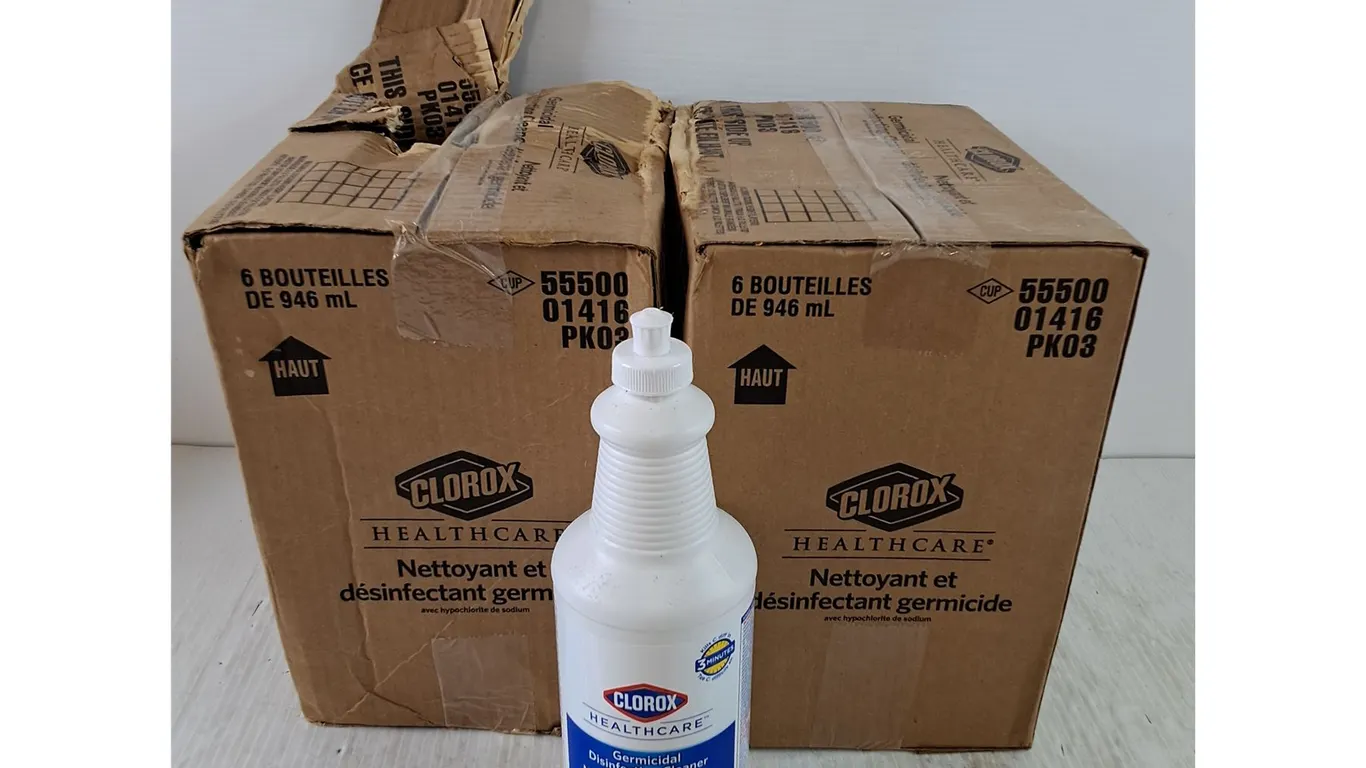 (2) Boxes of 6 946mL Bottles of Clorox Healthcare Germicidal Disinfecting Cleaner As-Is, Pickup Only