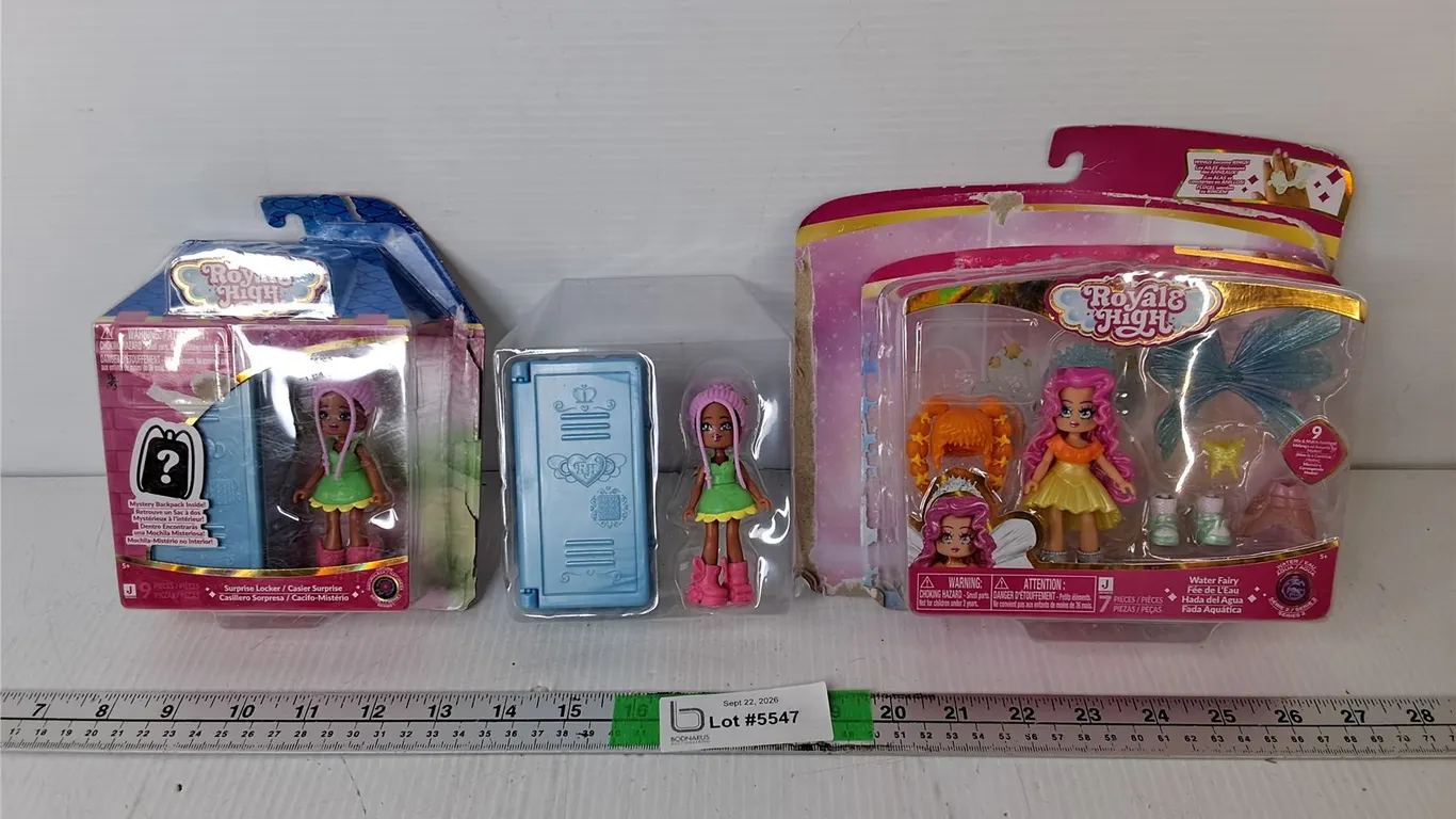 (3) Royale High Doll Sets
