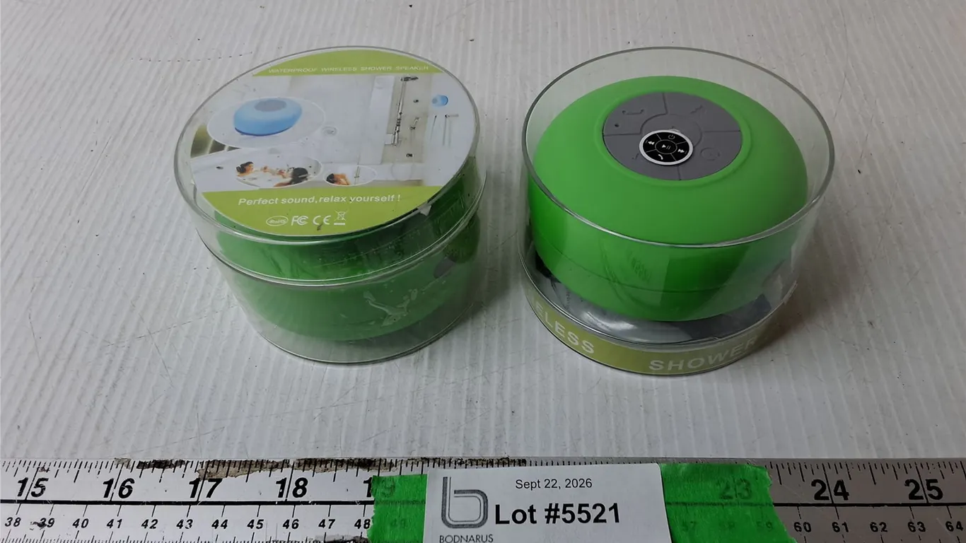 (2) Wireless Shower Speakers, Appear NIB