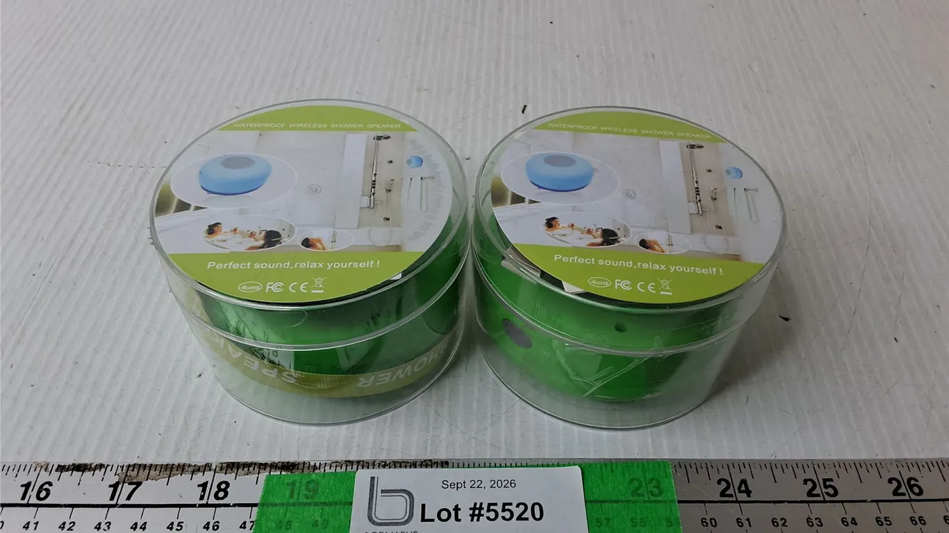 (2) Wireless Shower Speakers, Appear NIB