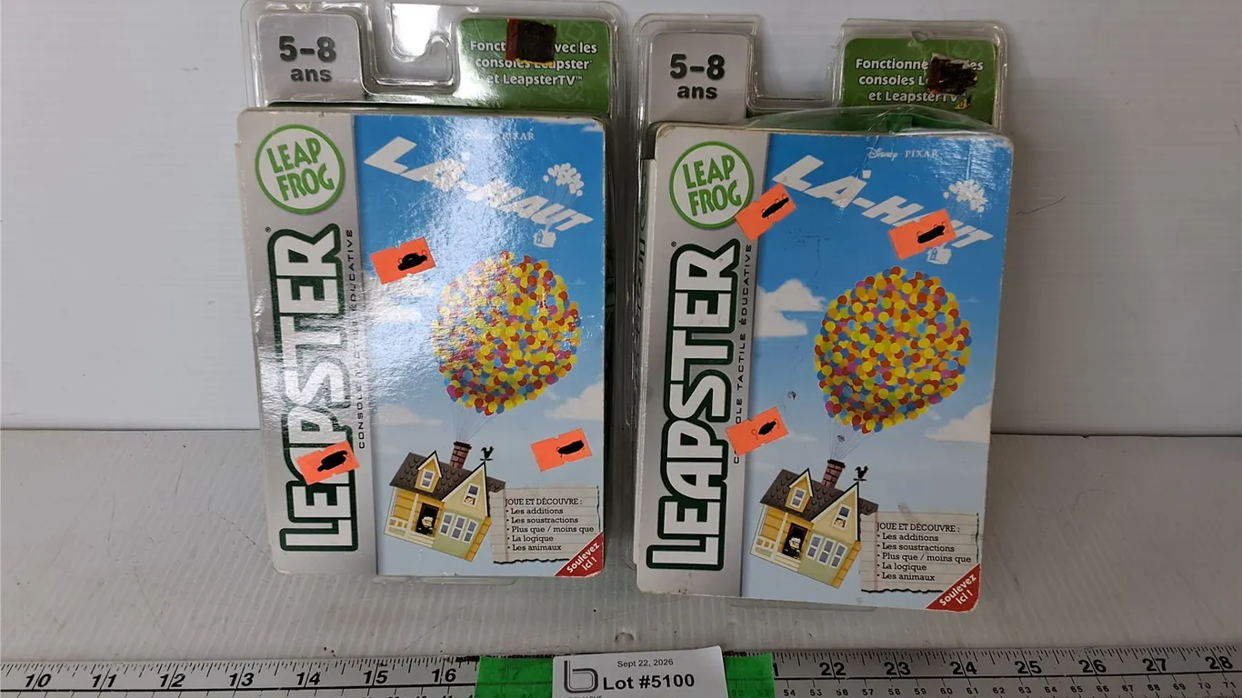 (2) French 'Up' Leapster Games- Sealed