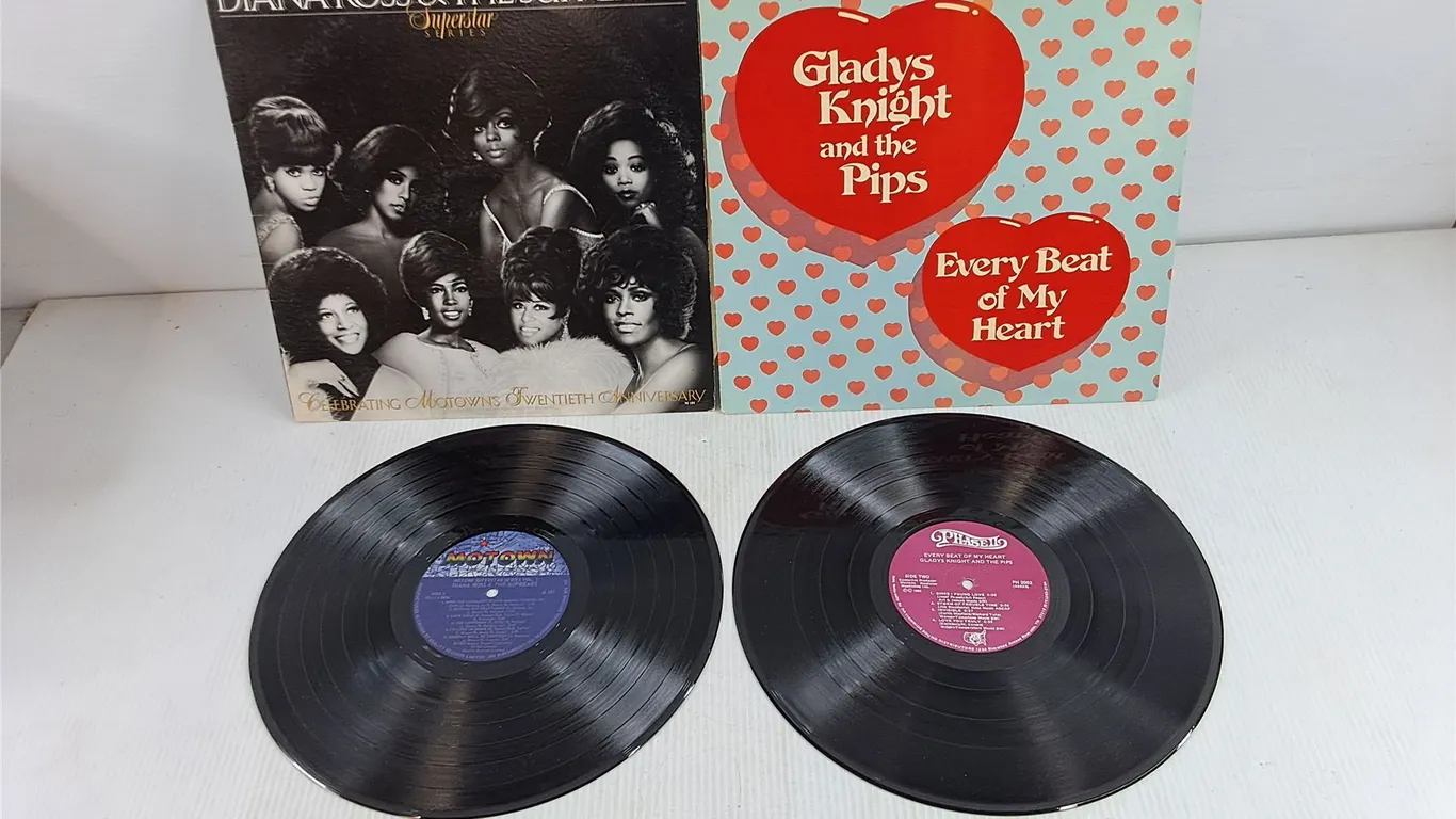 Vinyl Records - Diana Ross & The Supremes, Gladys Knight & The Pips