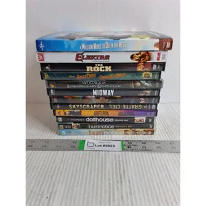 (12) DVD Movies-The Rock,Midway,Skyscraper,Elektra and more
