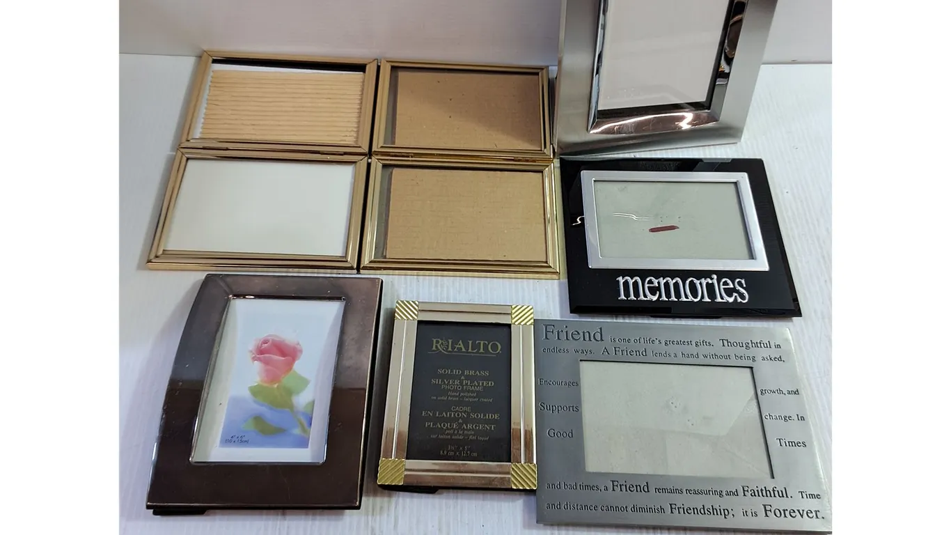(7) Assorted Picture Frames
