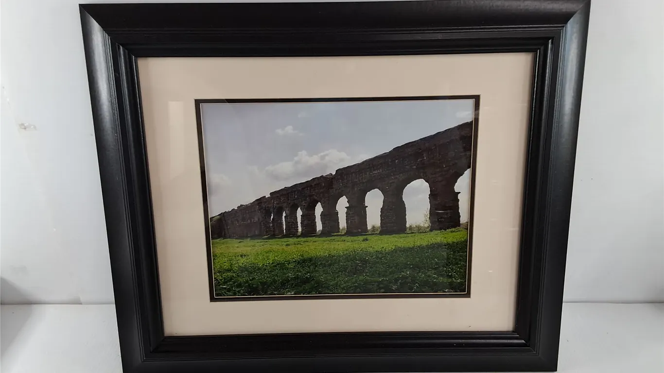 Framed Roman Aqueduct Photo 22" x 18"