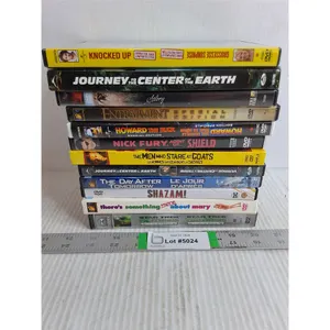 (12) DVD Movies-Knocked Up,Shazam,The Day After Tomorrow and more
