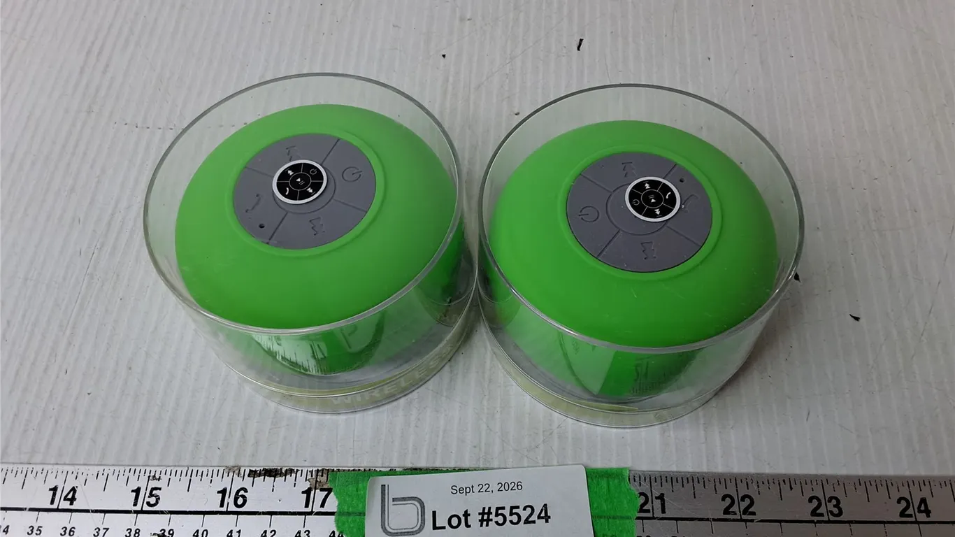 (2) Wireless Shower Speakers, Appear NIB