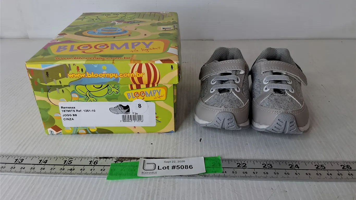 Bloompy Cinza Boy's Toddler Runners- Size 8