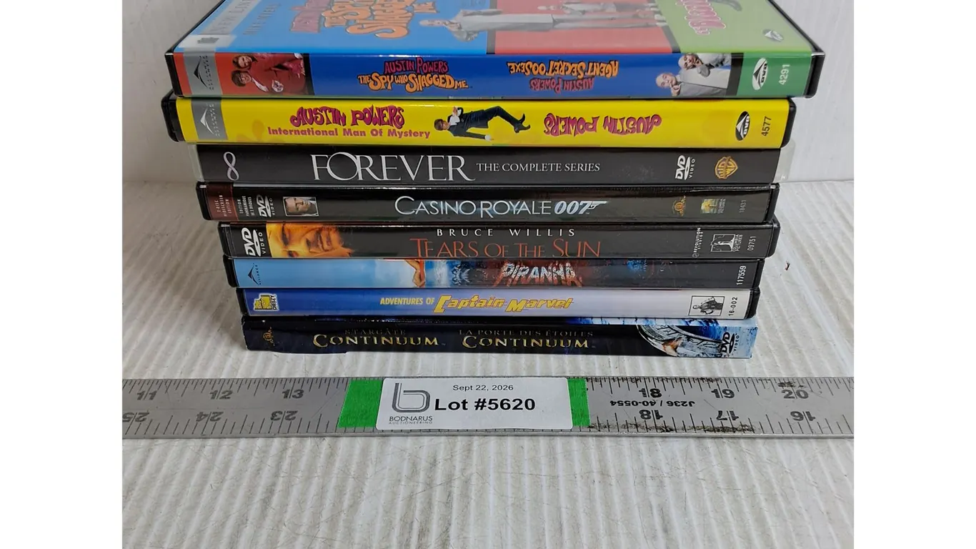 (8) DVD Movies-(2)Austin Powers,Forever,Casino Royale and more