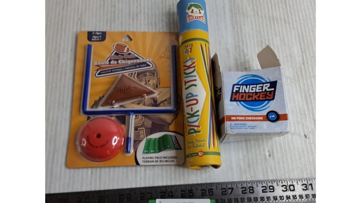 Table Top Hockey & Football Games, Vintage Pick-Up Sticks