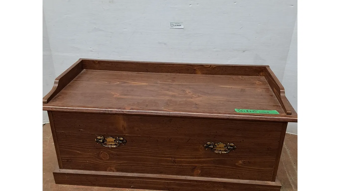 *Wooden Chest - 36 x 16 x 15", Pickup Only