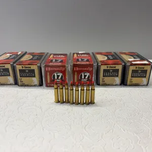 6 BOXES 17HMR AMMUNITION
