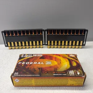 6.5X55 FEDERAL 140GR. HIGH POWER AMMUNITION