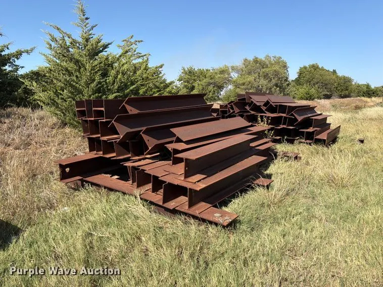 Approximately 100 H-beams