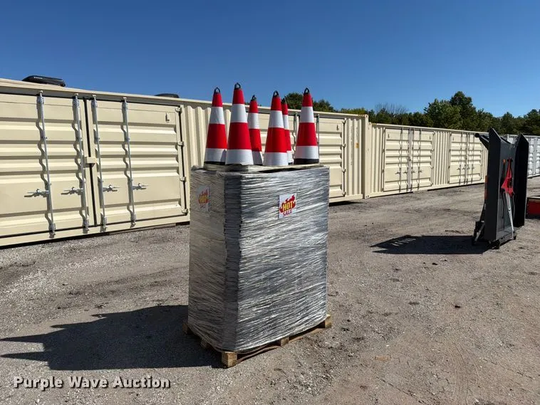 Approximately 250 cones