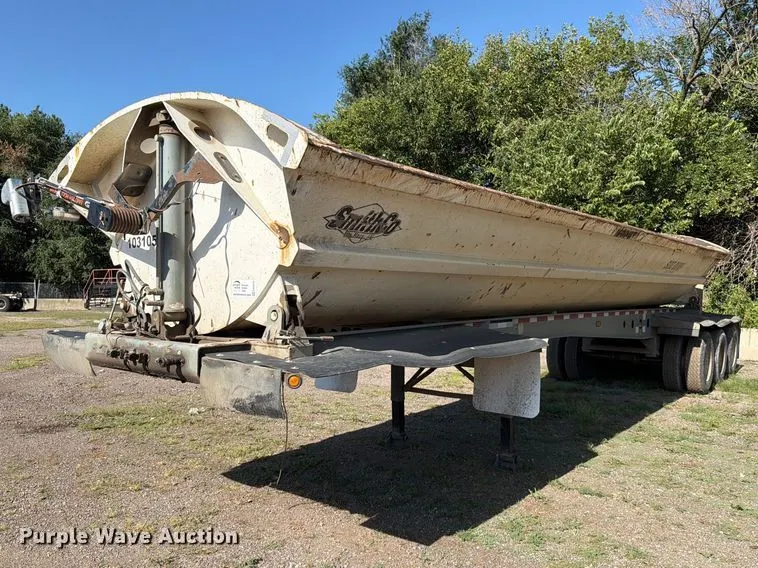 2008 SmithCo side dump trailer