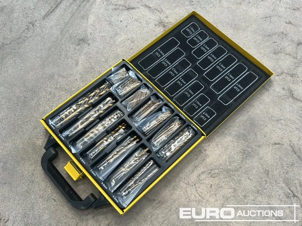 Unused 108pcs Mixed Multi Drill Bit Set