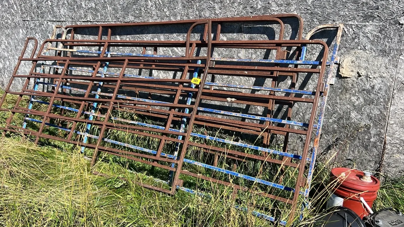 OFFSITE - 5 corral panels 1-10’ 4-12’