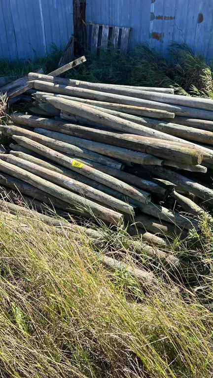 OFFSITE - Assorted fence posts and lumber