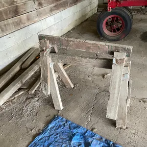 (2) Wood Saw Horses