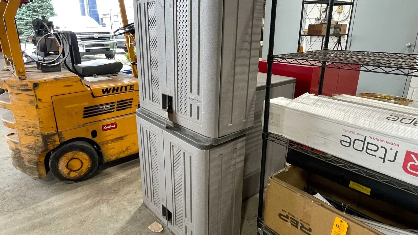 (2) Suncast Outdoor Storage