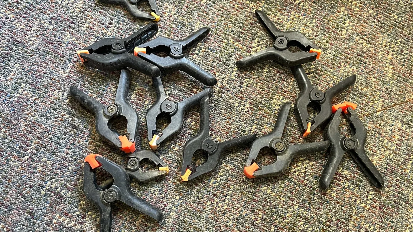 Box of Assorted Mini Clamps