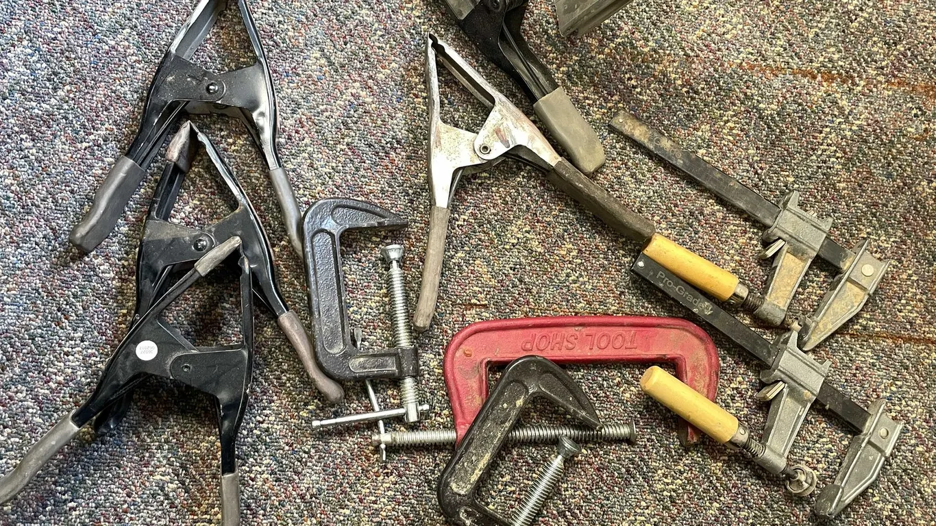 Assortment of Metal Clamps