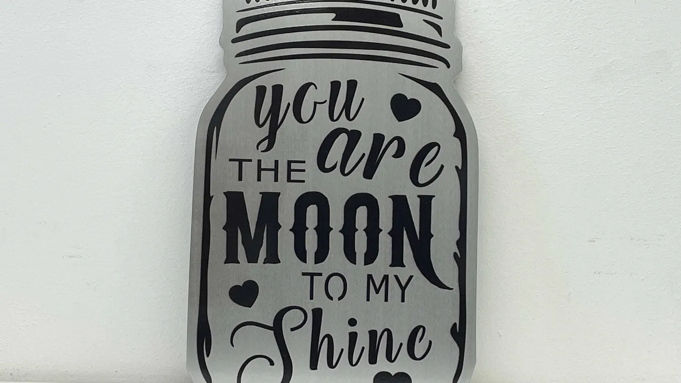 You are the Moon to My Shine Sign
