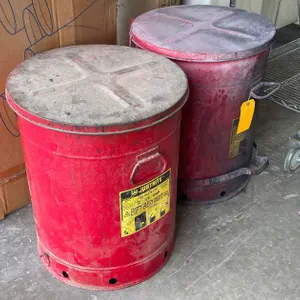 (2) Oily Waste Cans