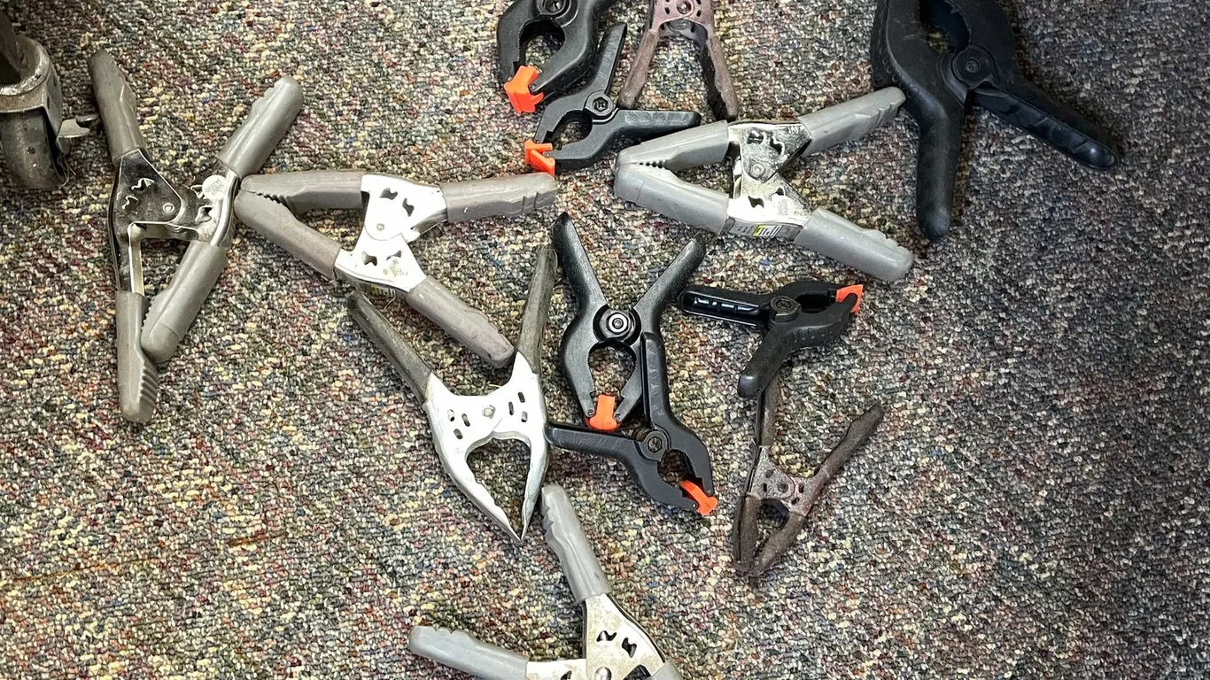 Box of Assorted Mini Clamps