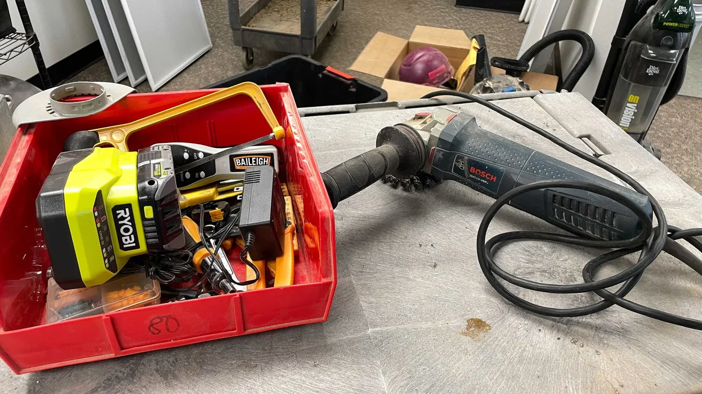 Bosch Angle Grinder and Misc. Tools
