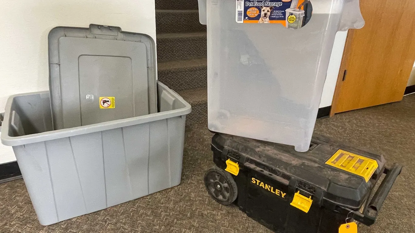 (3) Storage Bins