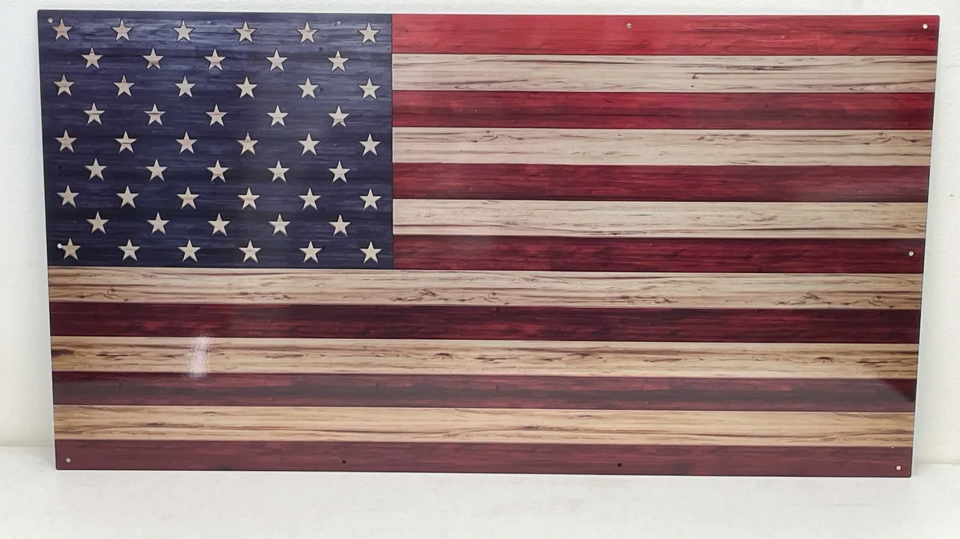 Sheet Metal American Flag
