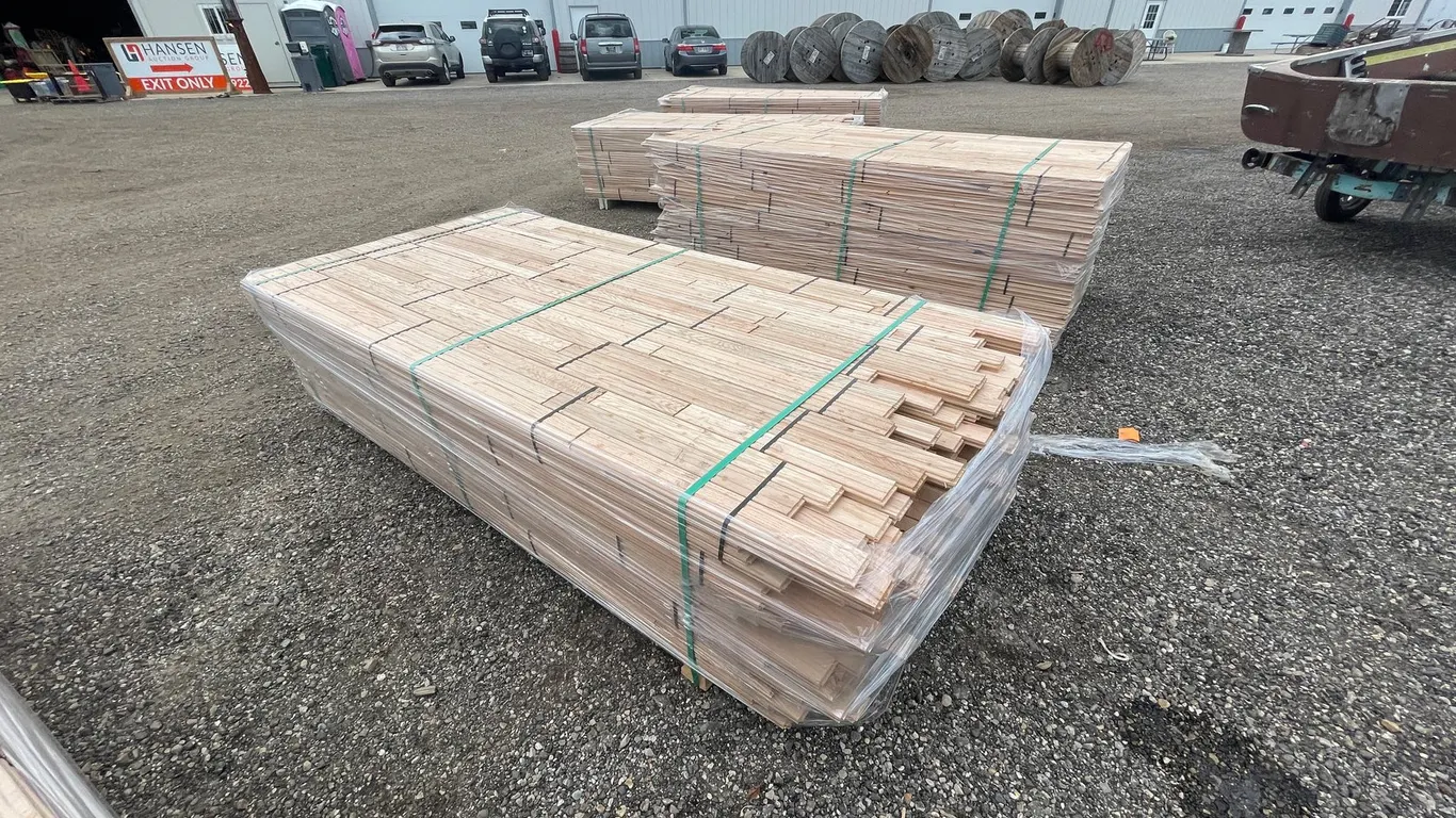588 Square Feet of 2 1/4" Red Oak Flooring
