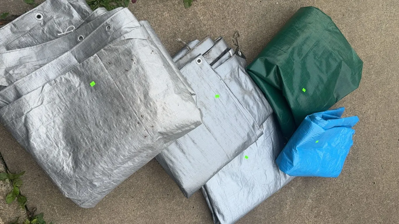 Polyethylene Tarps in Various Colours and Sizes