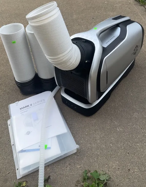 ZERO BREEZE Mark 2 Portable Air Conditioner with Accessories
