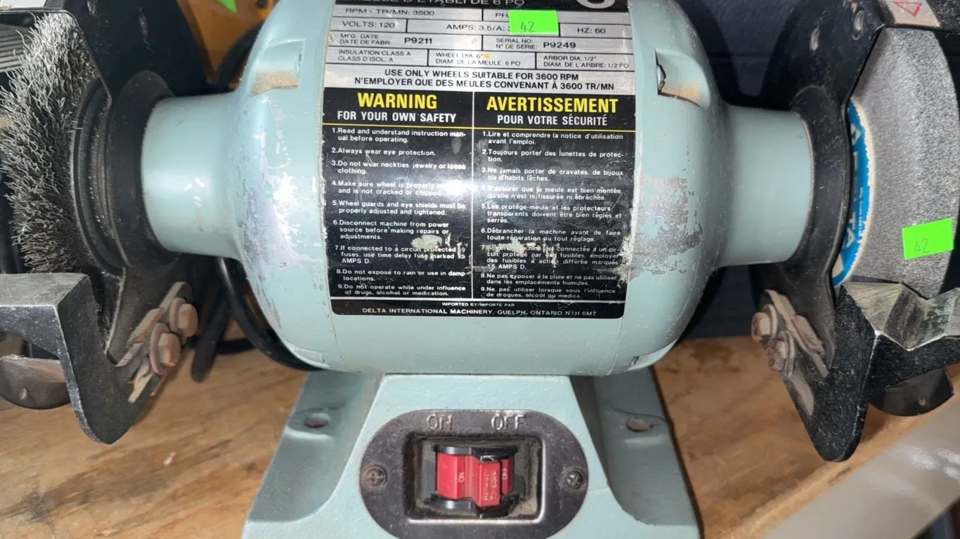 Delta Model 23-681 6-Inch Bench Grinder