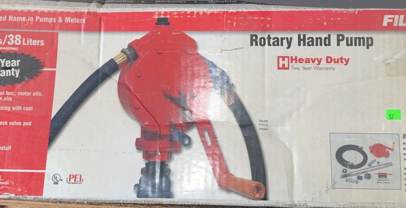 Fill-Rite FR1120 Rotary Hand Pump with Hose Kit