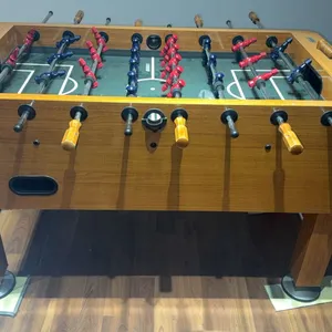 Harvard Branded Wood Foosball Table with Accessories