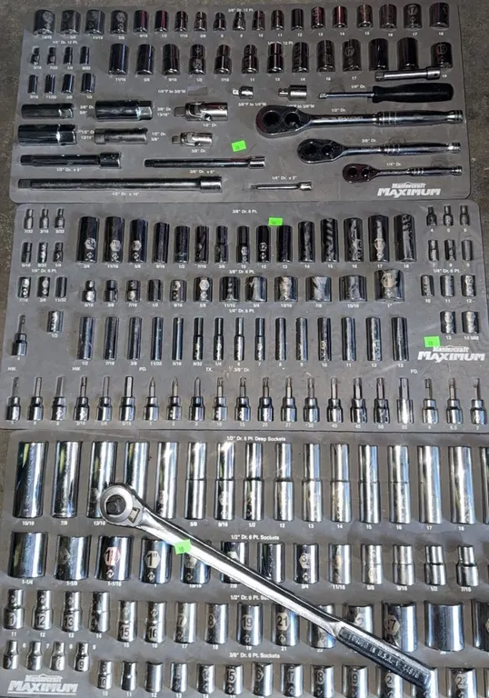 Mastercraft Maximum Socket and Ratchet Set with Case
