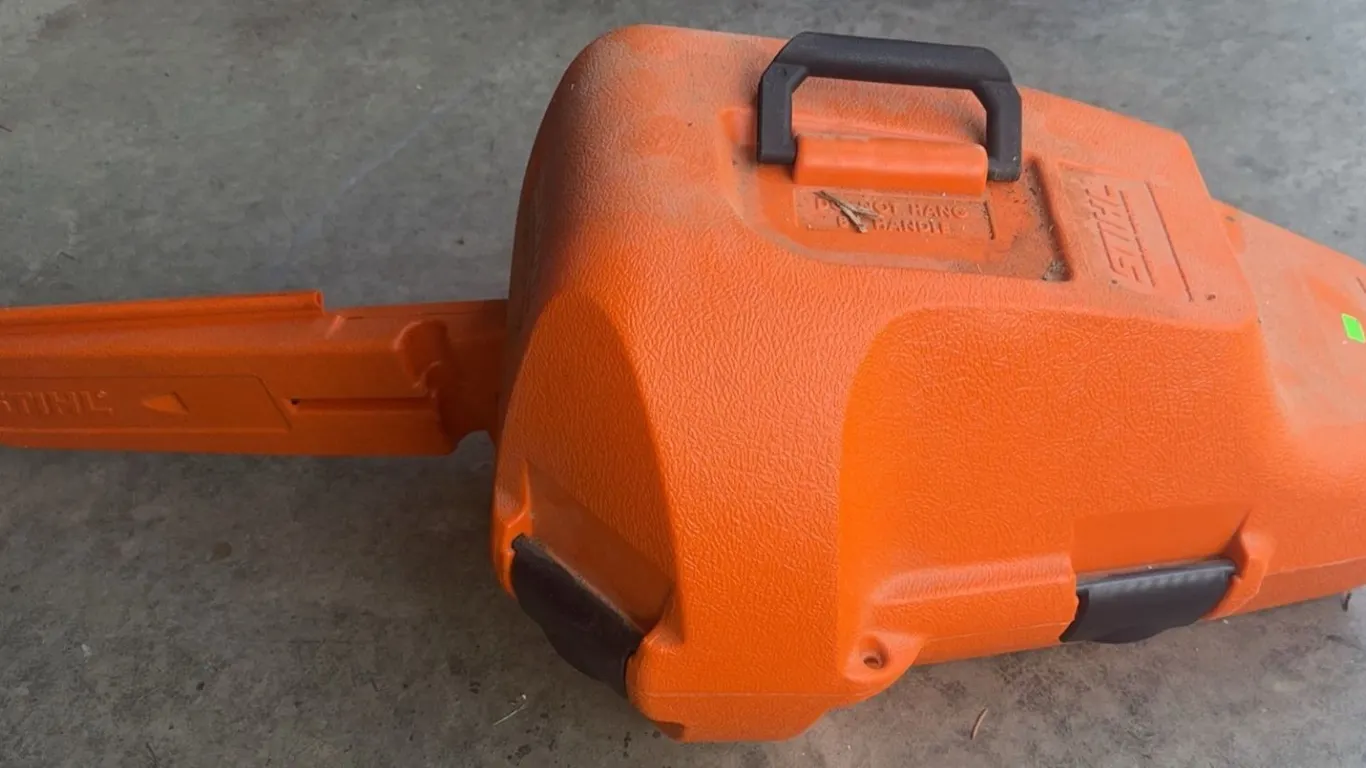 STIHL MS 170 Gas Chainsaw with Bar Cover and Carry Case