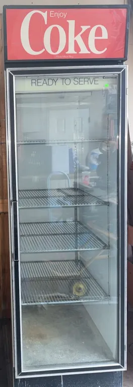 Colostream Products SM16-8 Coca-Cola Single Door Display Refrigerator
