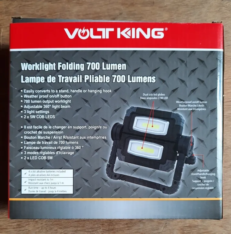 NEW LED Folding Work Light (GST 5% & PST 7% charged)