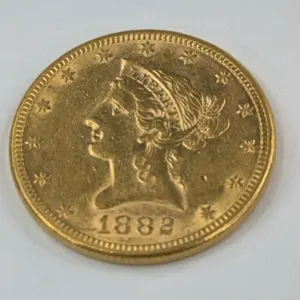 1882 Liberty Head $10 Golden Eagle, Philadelphia ￼Mint