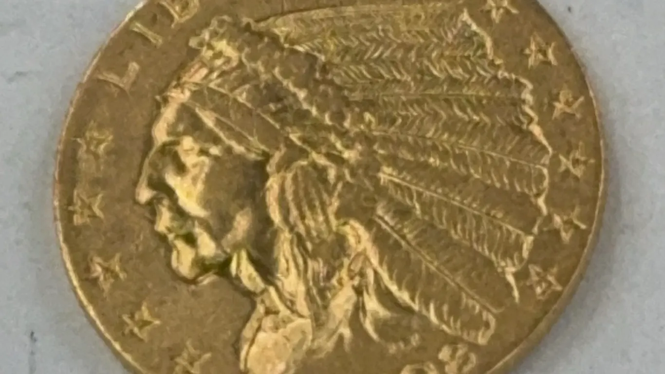 1908 Indian Head Gold Quarter Eagle, Philadelphia Mint